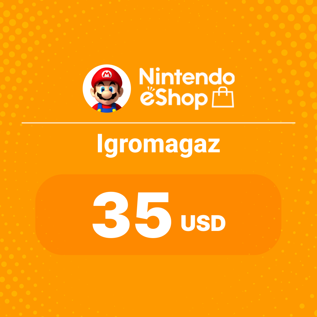Карта Nintendo eShop на 35 USD >US<