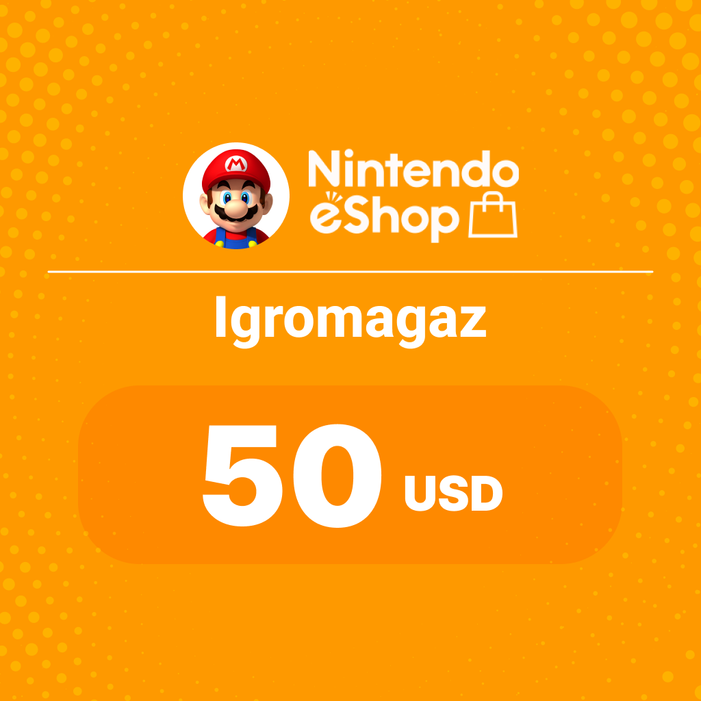 Карта Nintendo eShop на 50 USD >US<
