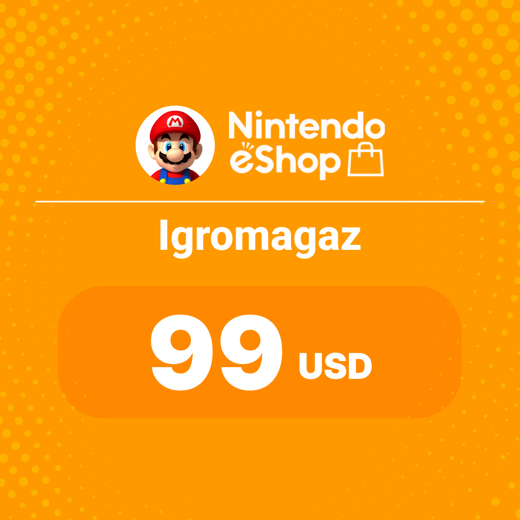 Карта Nintendo eShop на 99 USD >US<