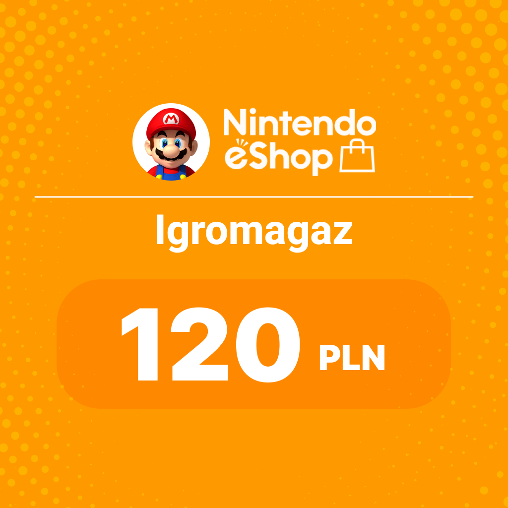 Карта Nintendo eShop на 120 PLN >PL<
