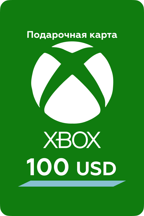 Подарочная карта Xbox на 100 US