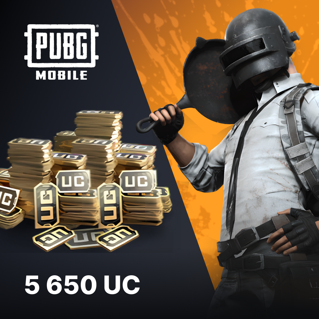 5650 UC для PUBG Mobile по UID