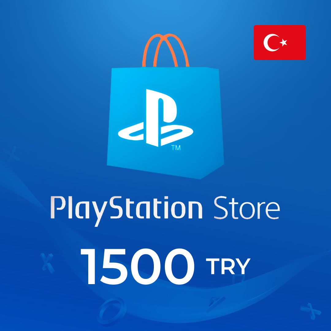 Карта пополнения PlayStation на 1500 TRY