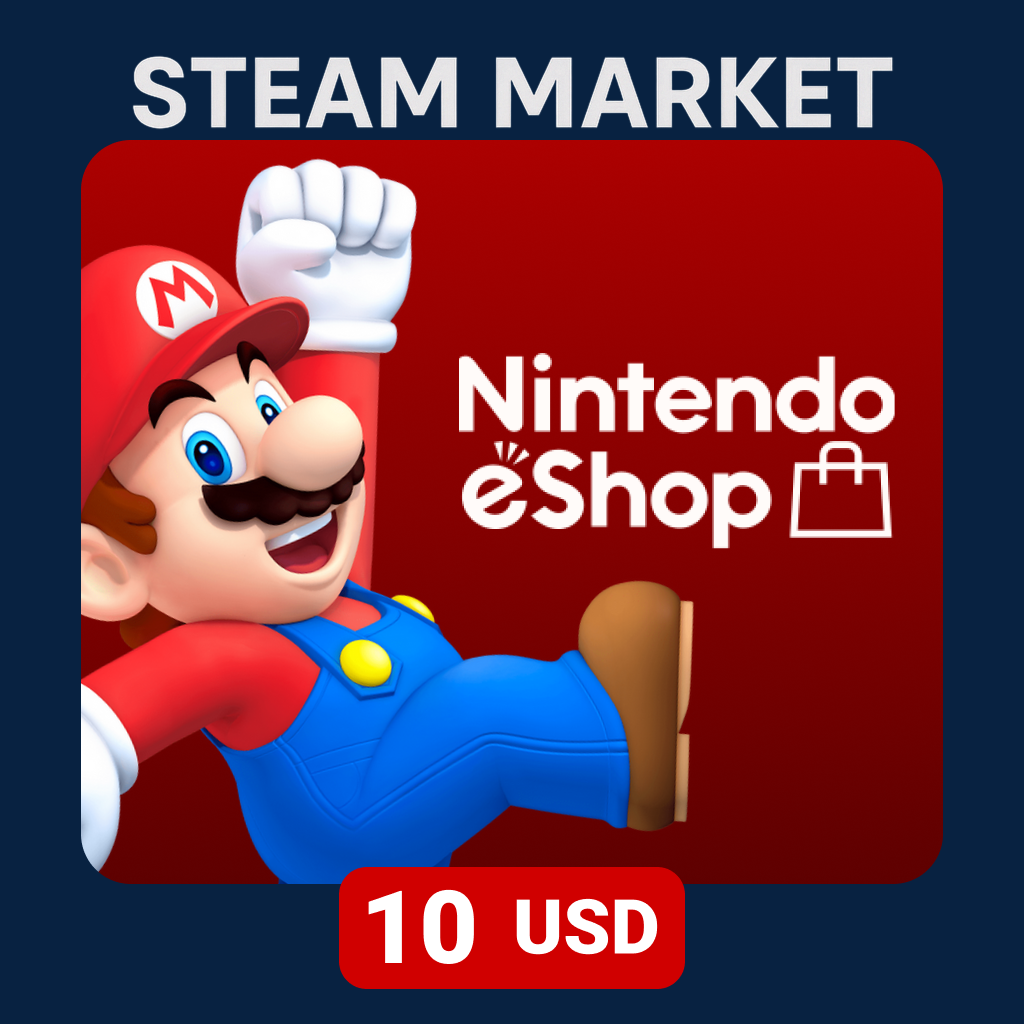 Nintendo eShop 10 USD код пополнения nintendo US
