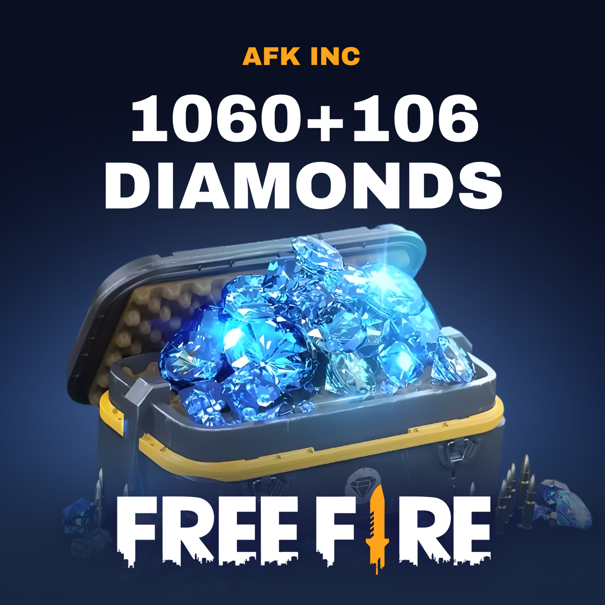 Garena Free Fire - 1166 Алмазов