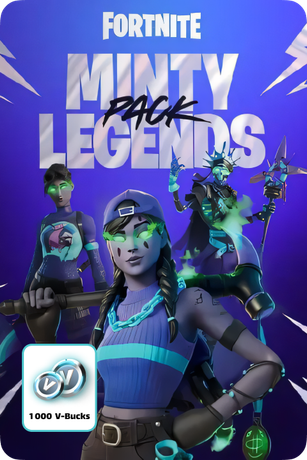 Fortnite DLC minty legends pack + 1000 v-bucks ключ xbox one/xbox series s/xbox series x GL