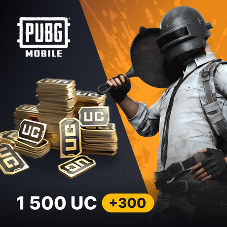 1800 UC для PUBG Mobile по UID