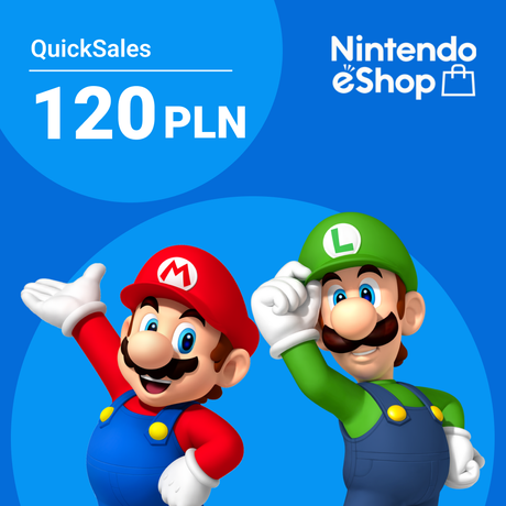 Карта пополнения Nintendo eShop на 120 PLN